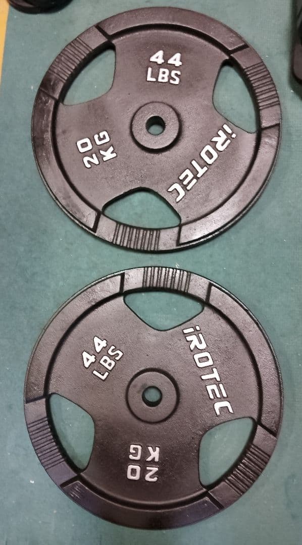 美品　アイロテック 20kgプレート2枚