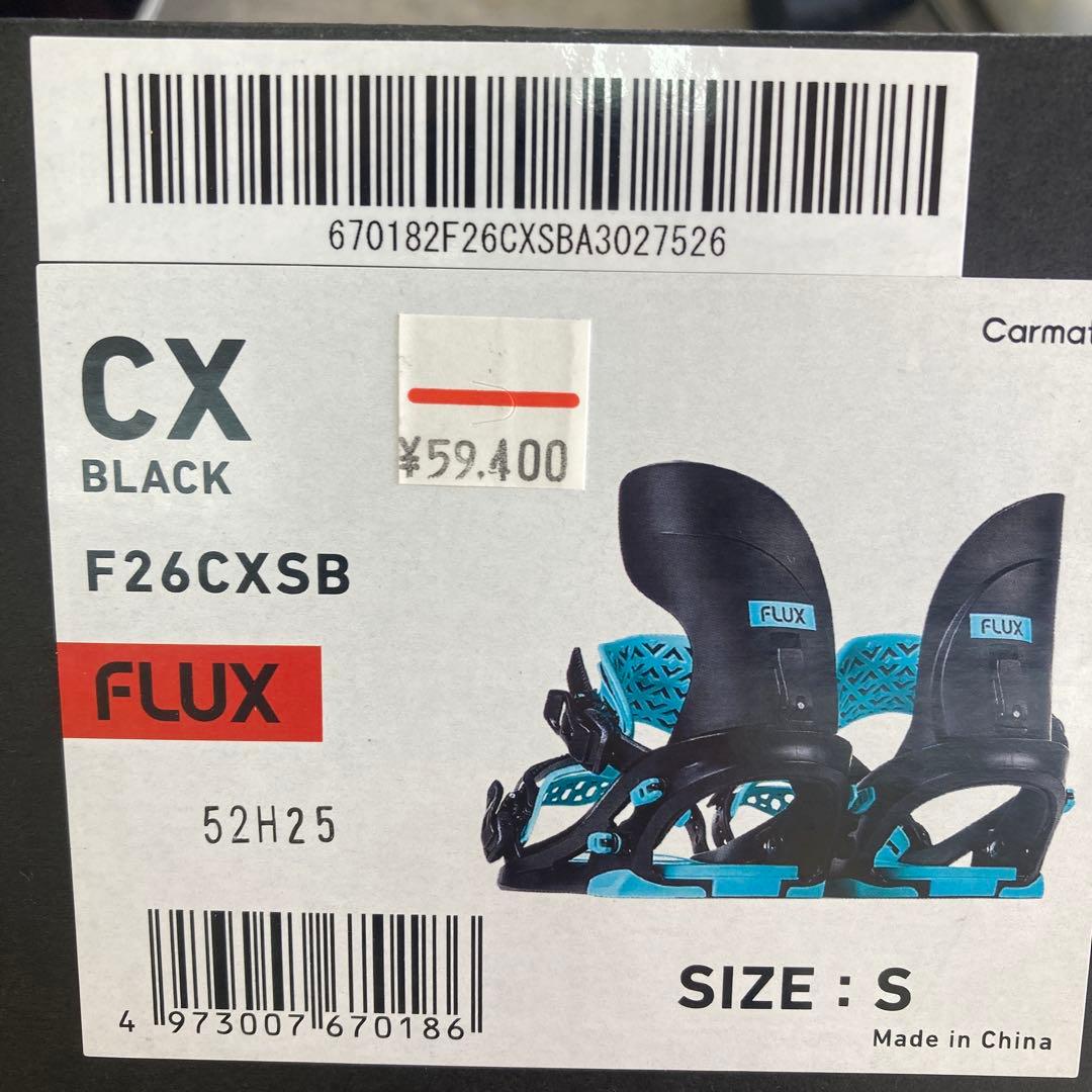 FLUX CX Sサイズ スノーボードビンディング