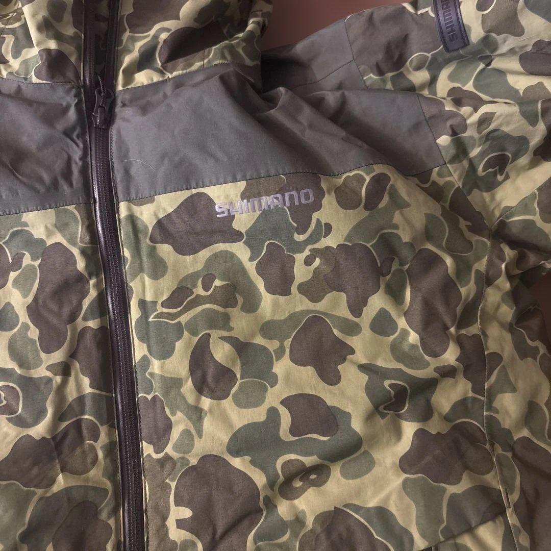 SHIMANO カモフラージュ 防寒XL
