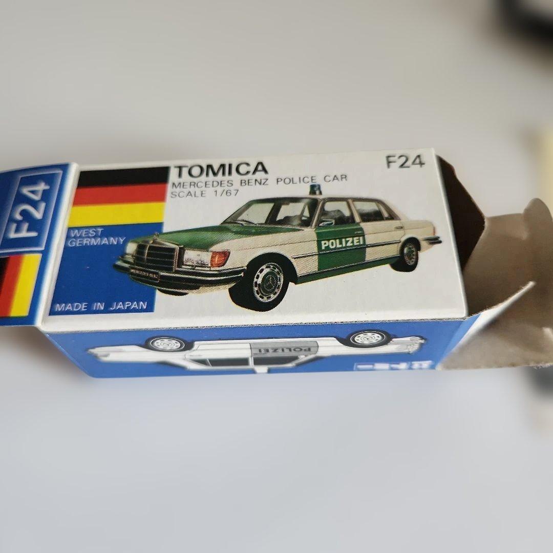 トミカ青箱　F24 メルセデスベンツ450SEL　ポリスカー