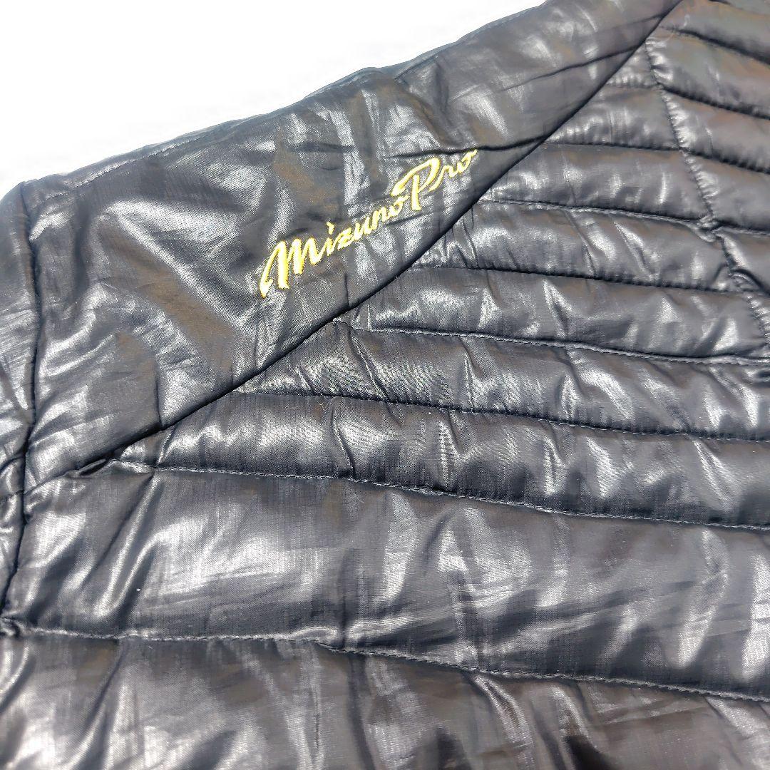 ミズノプロ　中綿ジャケット　刺繍ロゴ　大きめサイズXO　黒