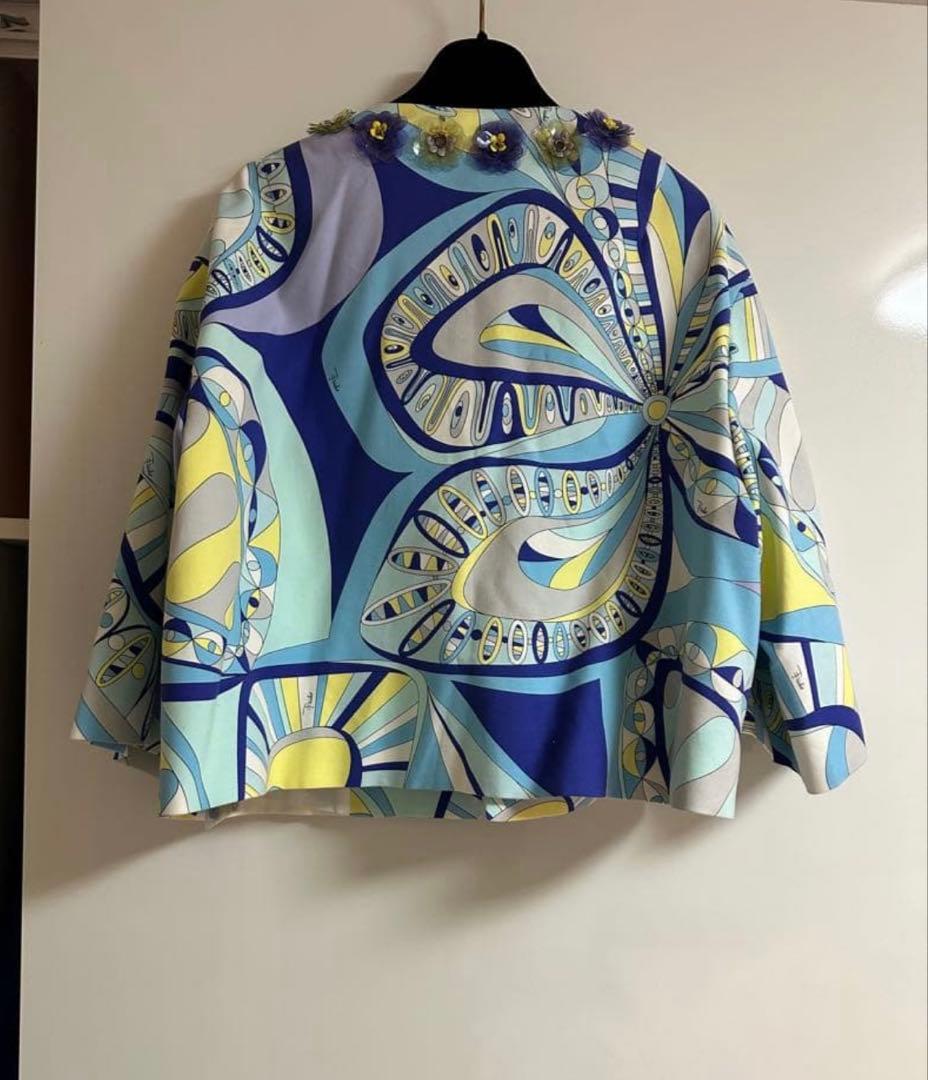 新品未使用タグ付きEMILIO PUCCI ジャケットケープ　エミリオプッチ