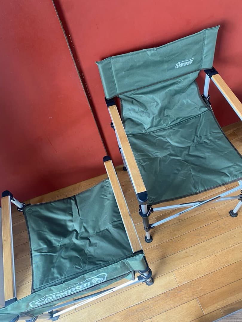 2脚セット Coleman(コールマン) チェア ツーウェイキャプテンチェア