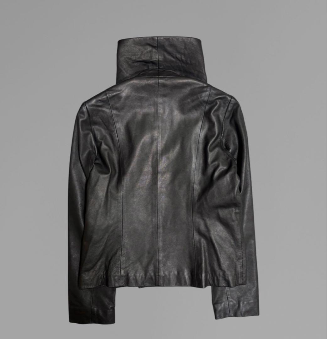 opium darkwear leather jacket archive V系