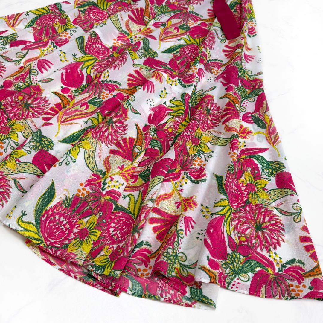 24SS ケイミー kay me ストレッチシフォン マーメイドワンピース M