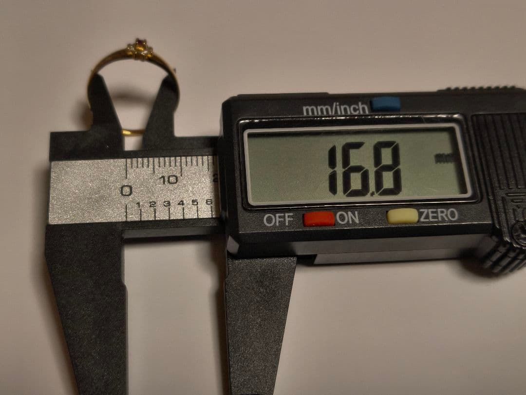 K18 ルビー リング 1.16g 約12号