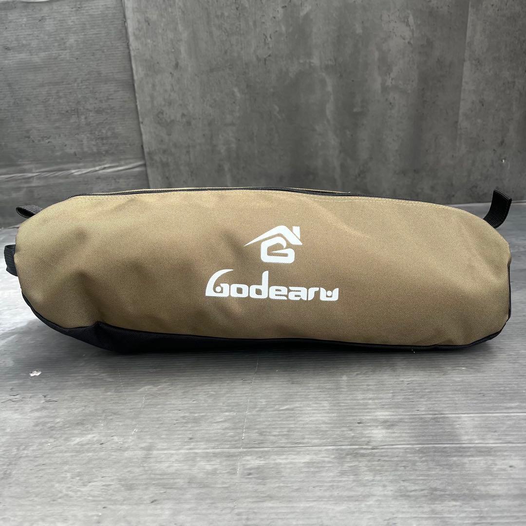 Godearu ハイバックチェア　コンパクト　アウトドア　キャンプ　椅子　カーキ