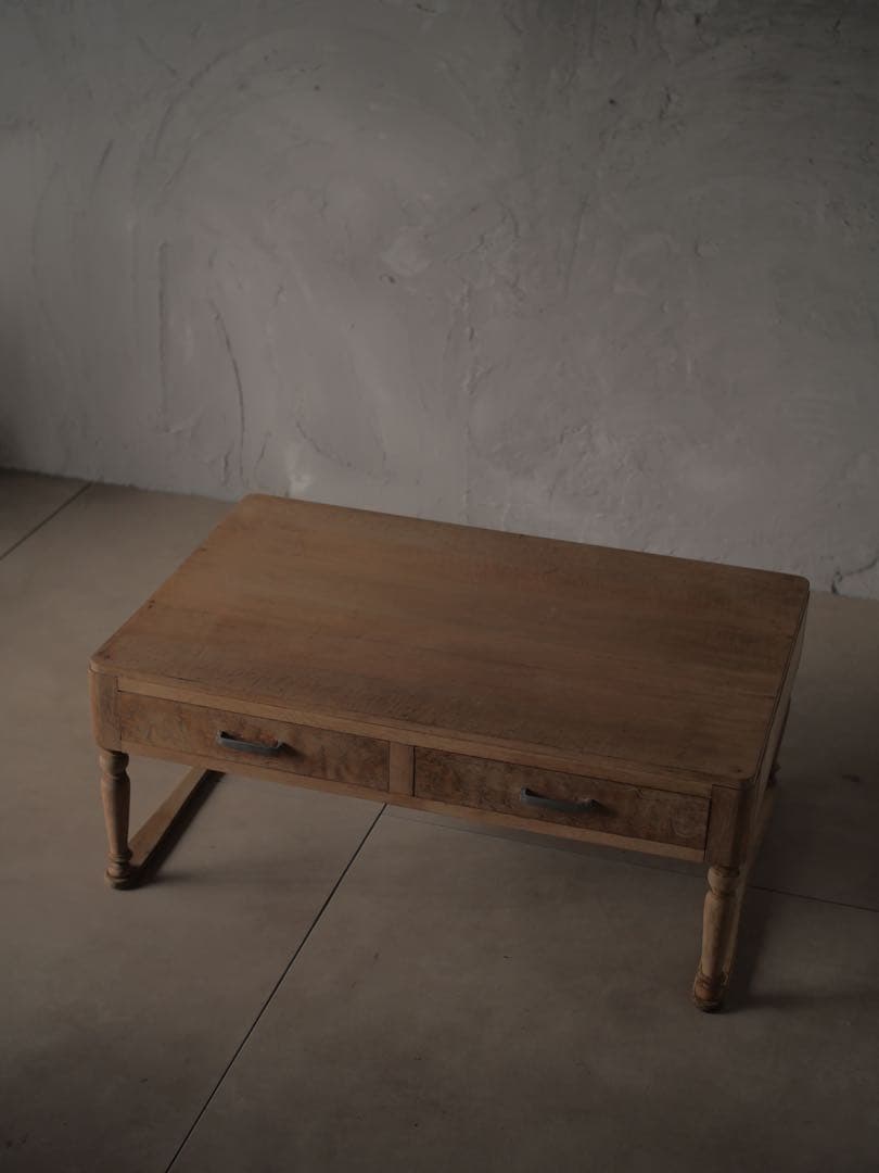 文机　机　センターテーブル　テーブル　古家具　古道具　アンティーク　昭和レトロ