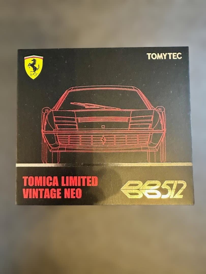 【未使用・TOMYTEC】フェラーリ 512 BB（赤/黒）