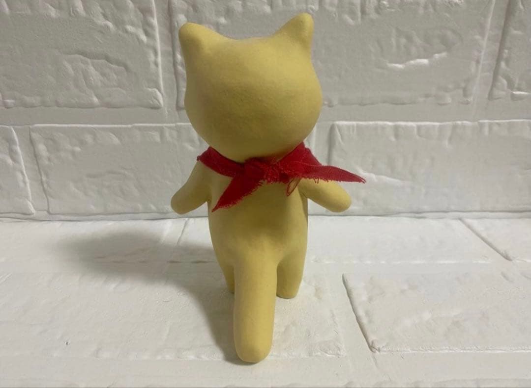 中古品【タイツ猫】2個セット♡布施猫笑店♡陶器製♡