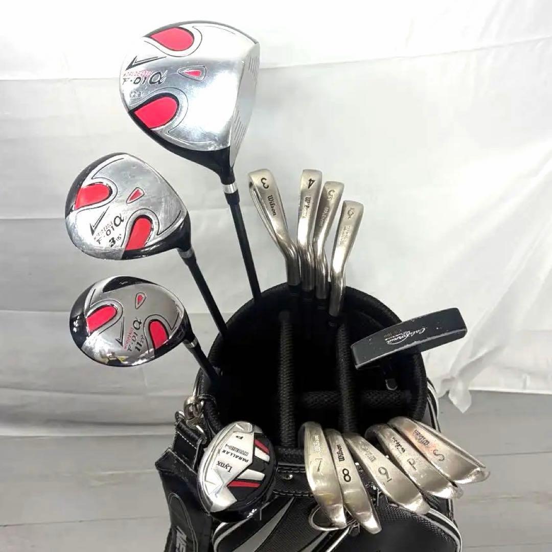 本格派 メンズゴルフクラブ 14本 フルセット ゴルフセット お試しセット