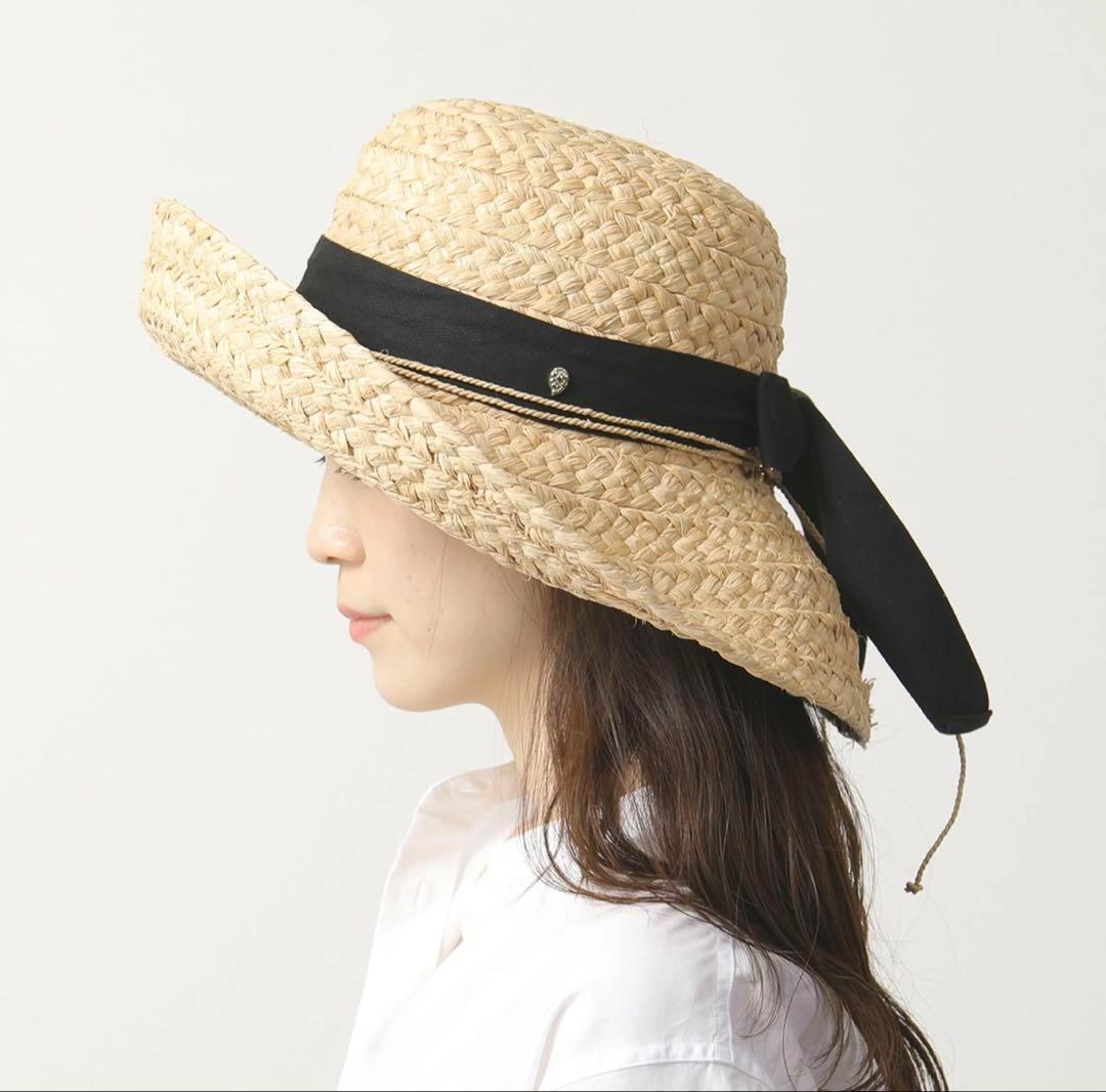 HELEN KAMINSKI ラフィアハット Classic 5 帽子 リボン