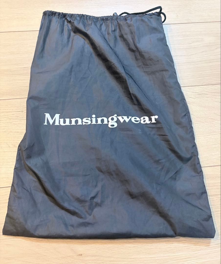 Munsingwear ゴルフ　チェック柄　レインジャケット　レインウェア