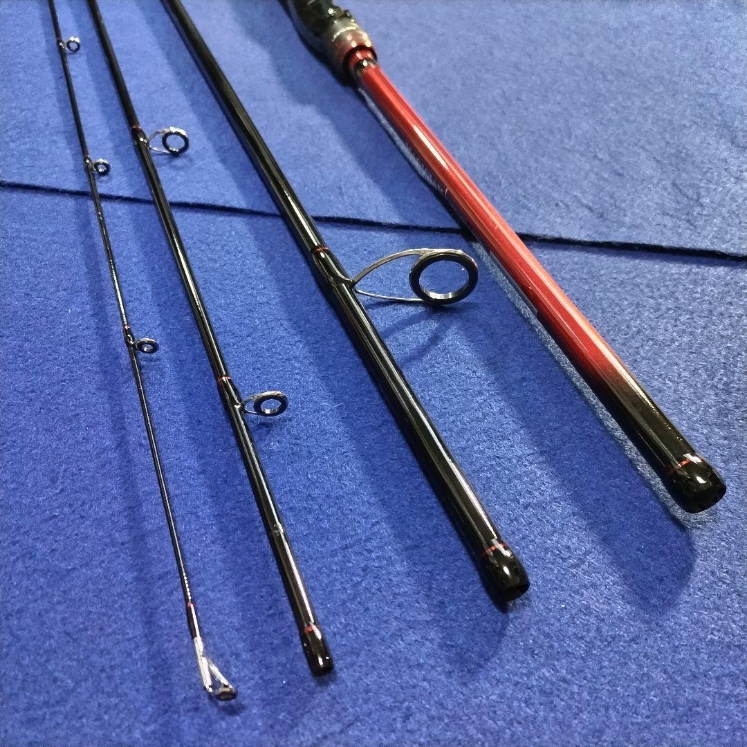 ロッドケース付き マルチピースロッド 2.7m 9ft スピニング シーバス