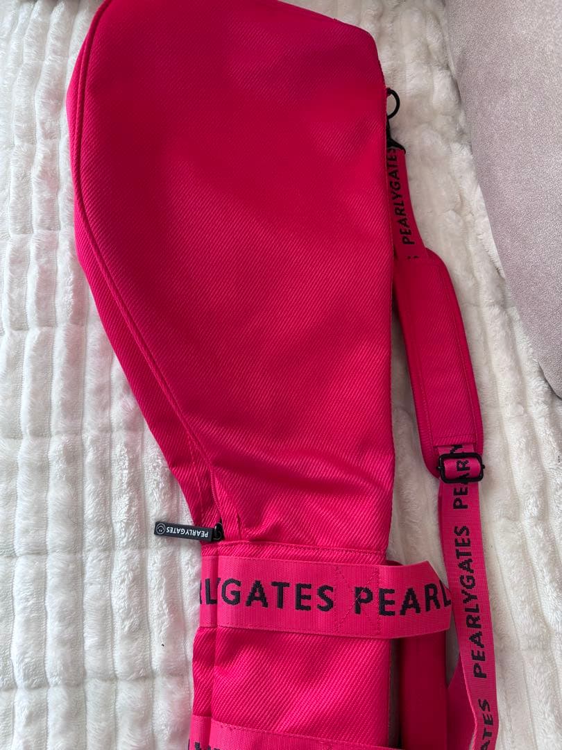 超美品　PEARLY GATES ピンクゴルフバッグ　クラブケース