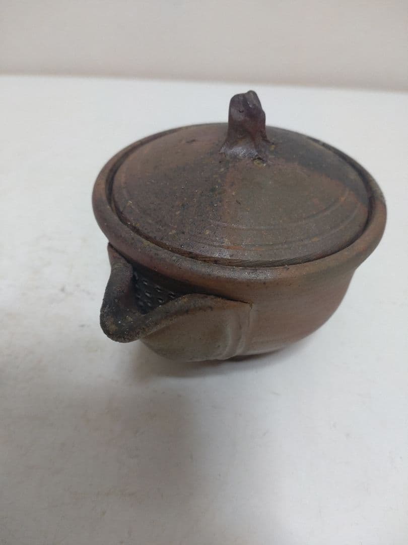 備前焼 作家不明 宝瓶&湯冷 煎茶道具 茶道具 急須 茶器