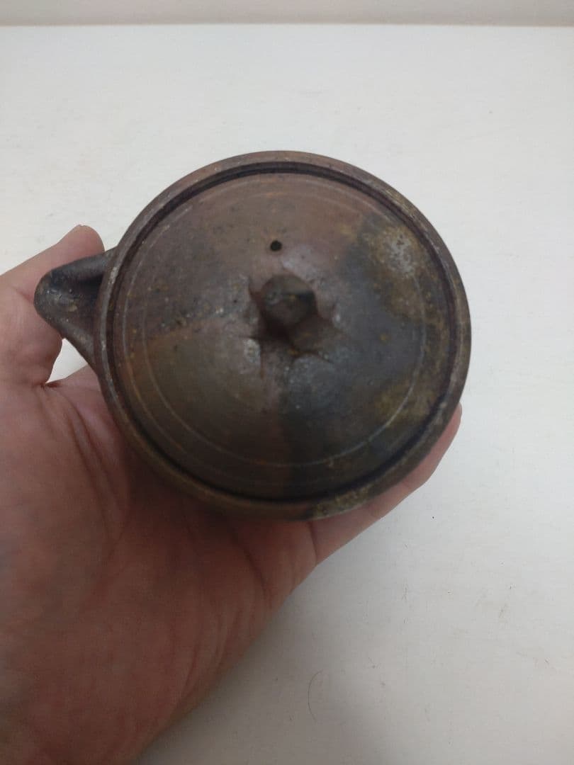 備前焼 作家不明 宝瓶&湯冷 煎茶道具 茶道具 急須 茶器