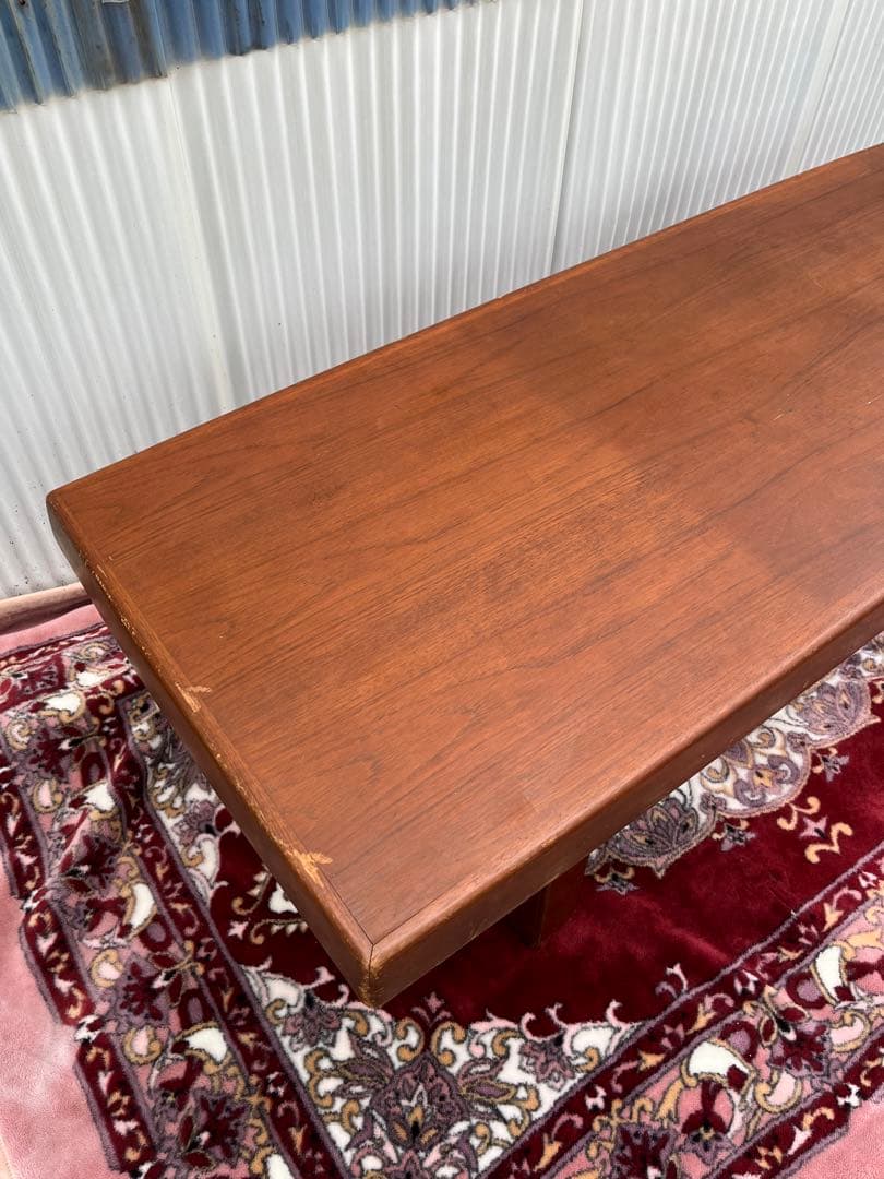 【アンティーク】maruni/マルニ木工 木製 一枚板 無垢材 センターテーブル