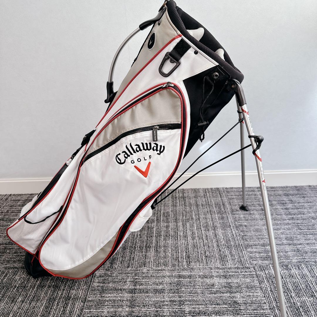 キャロウェイ ゴルフ スタンド式 キャディバッグ 軽量 防水ポケット