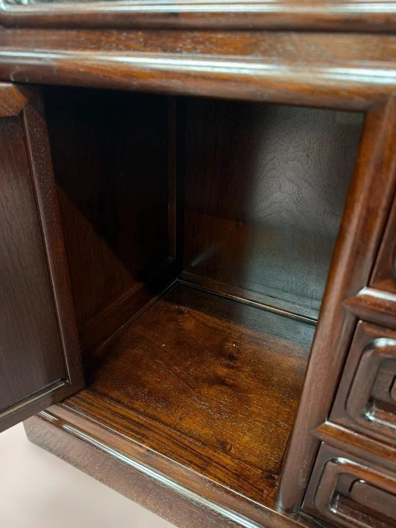 花梨　和茶棚　民芸家具　戸棚　カリン　飾り棚　棚　たな　和風　和室　書斎　伝統