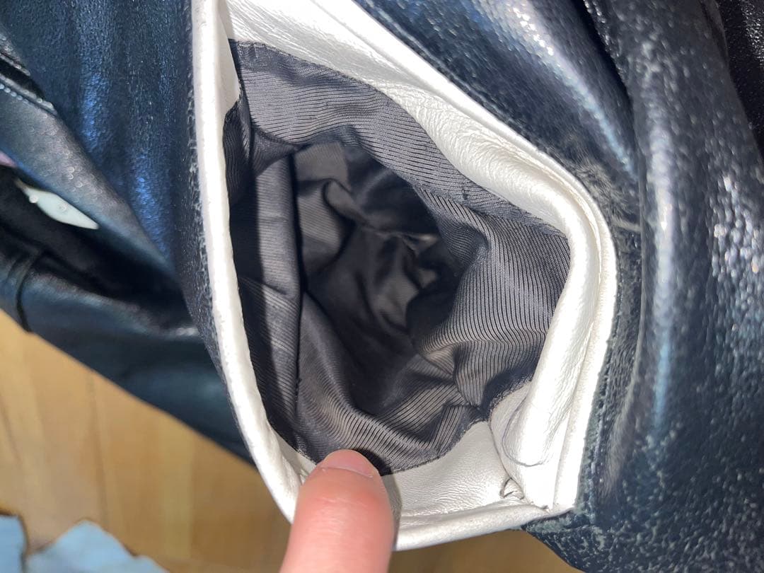 pelle pelle レザージャケット　紫 サイズ12