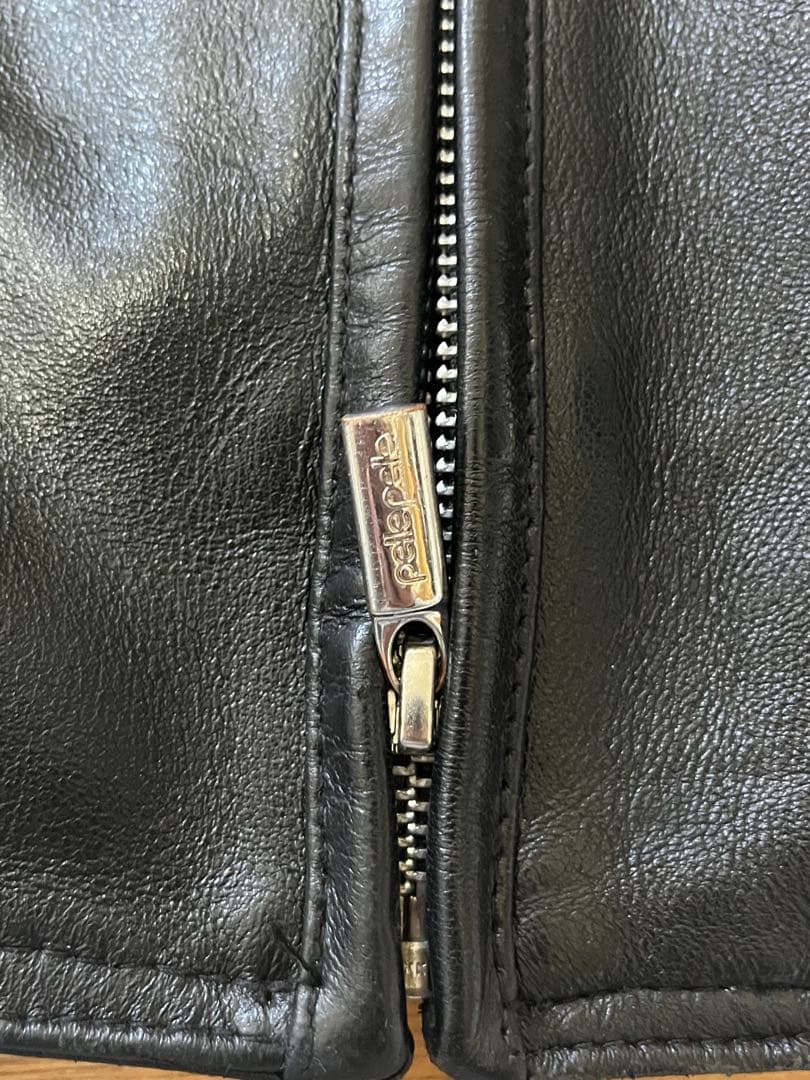 pelle pelle レザージャケット　紫 サイズ12