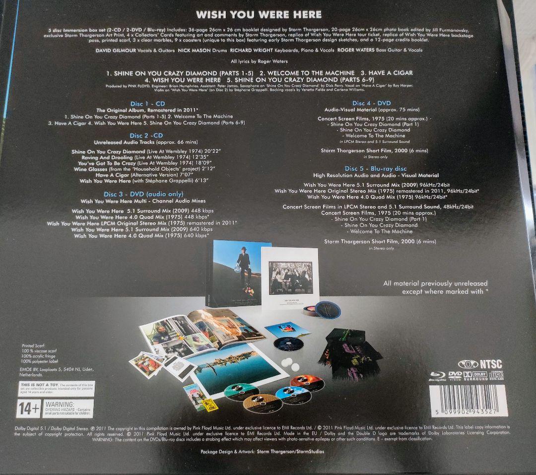 洋楽 Pink Floyd - Wish You Were Here Box Set