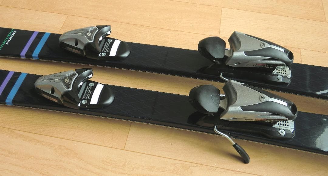 ■■最終特価■送料無料■女性用ミッドスキーセット■板128靴24.5■メンテ付■