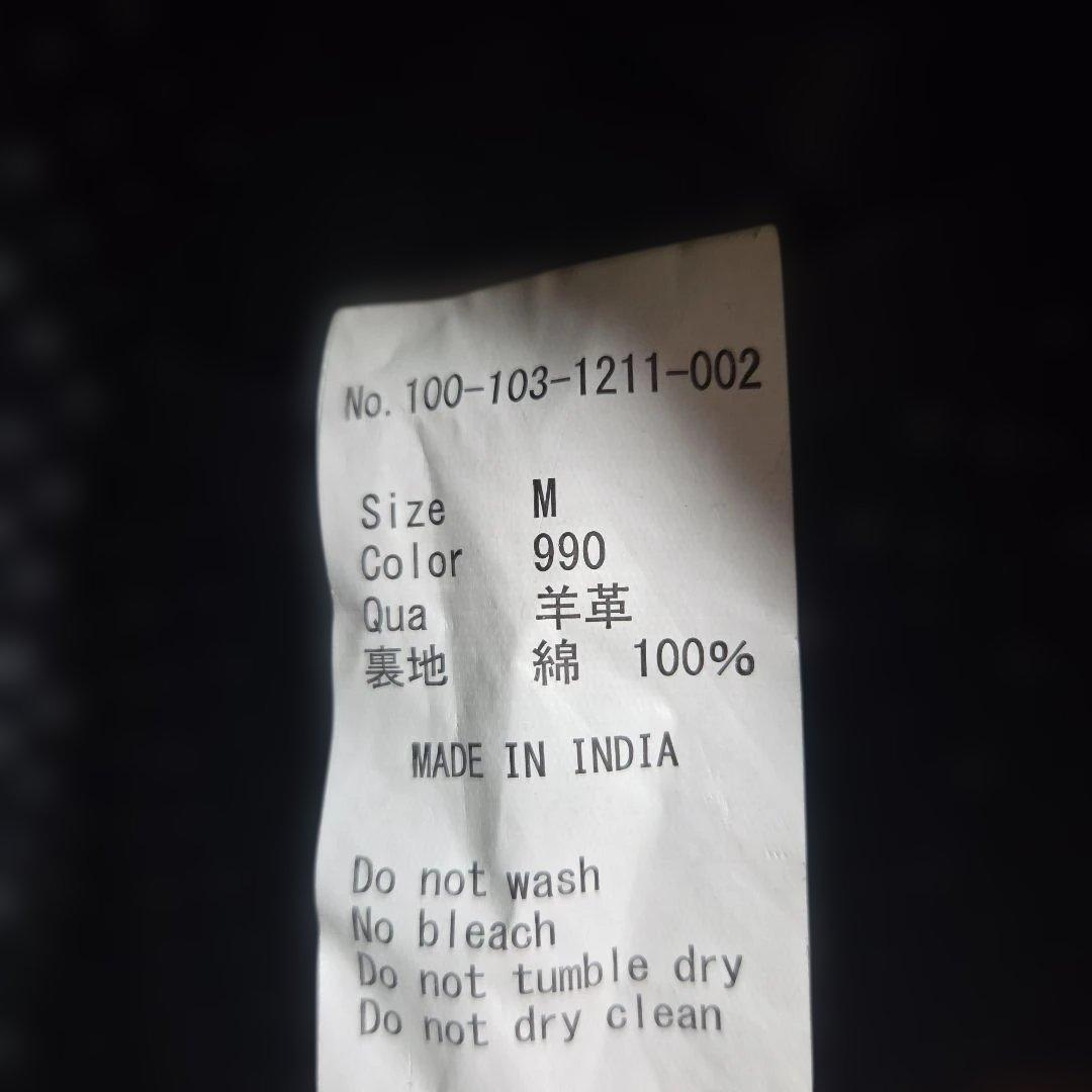 VANQUISH シングルライダースジャケット M