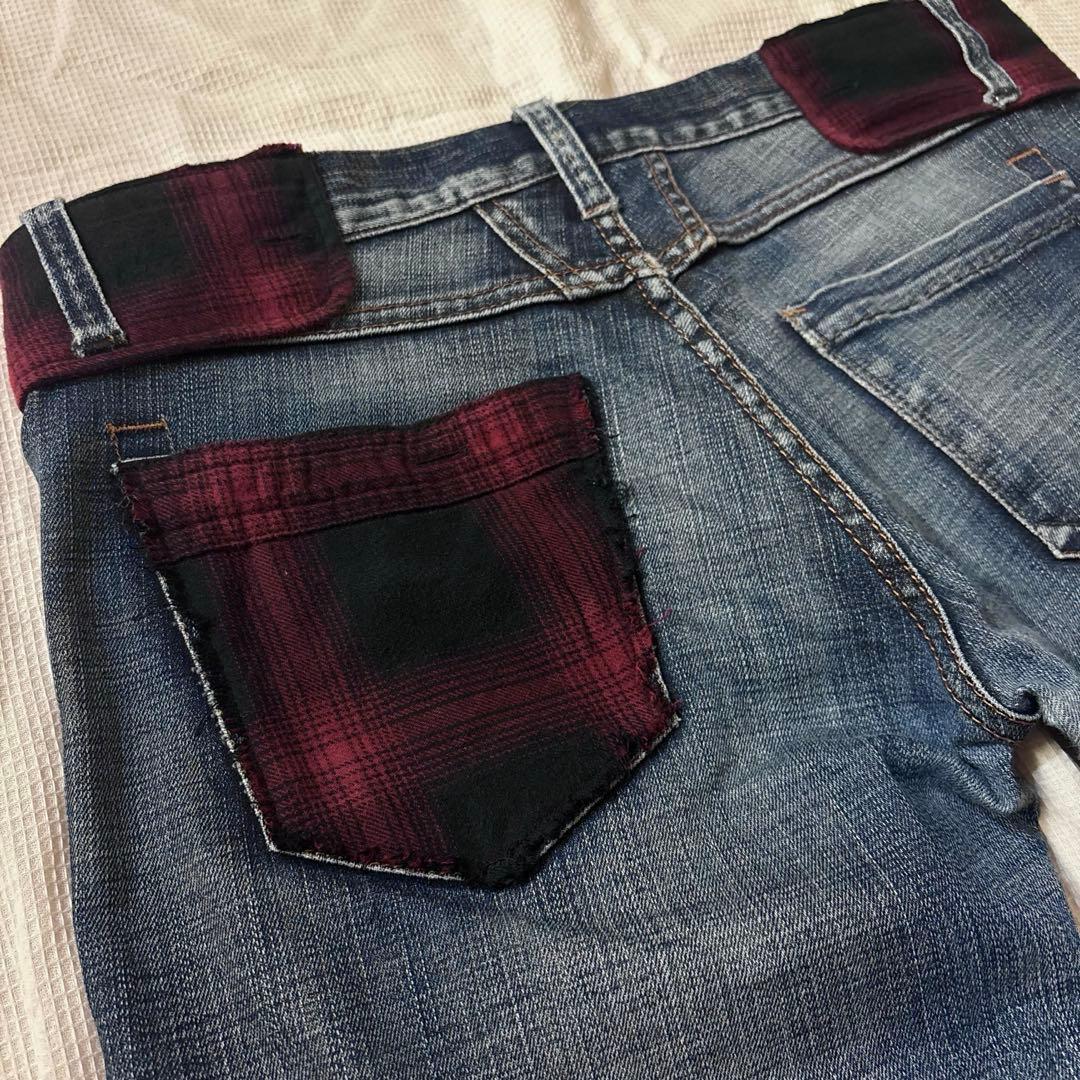 Remade hagi フレアデニム スーパーベルボトム