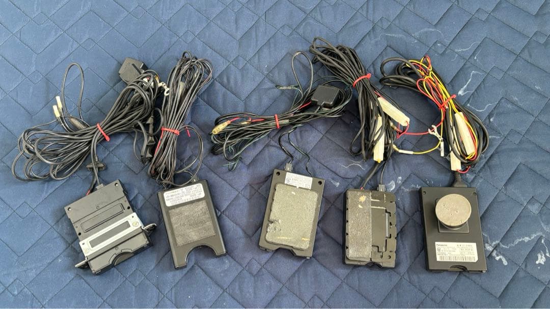 ETC車載器 5個セット 配線付き