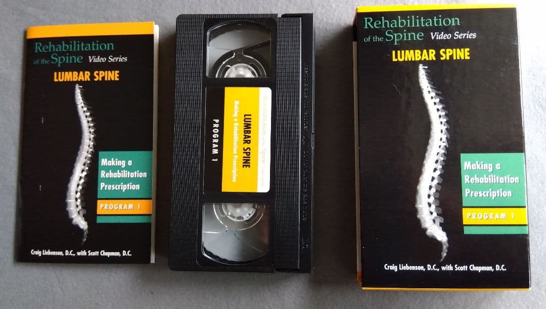 原書Rehabilitation of Spine LiebensonVHS4巻