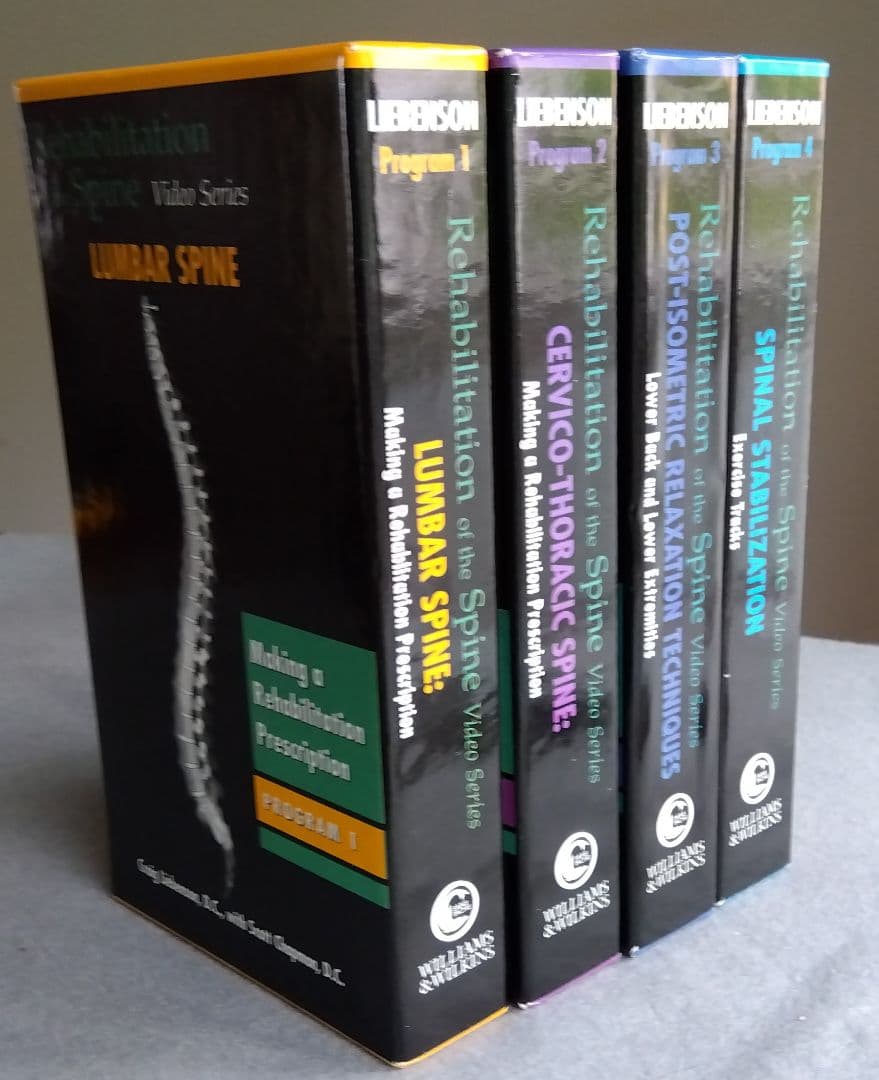 原書Rehabilitation of Spine LiebensonVHS4巻