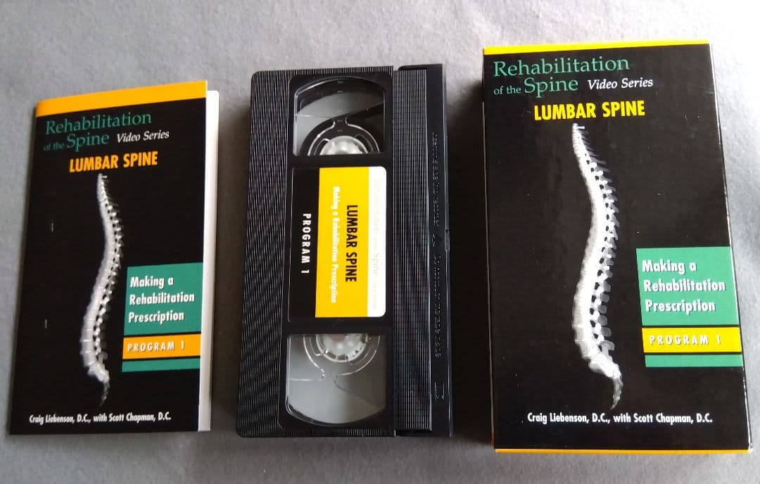 原書Rehabilitation of Spine LiebensonVHS4巻