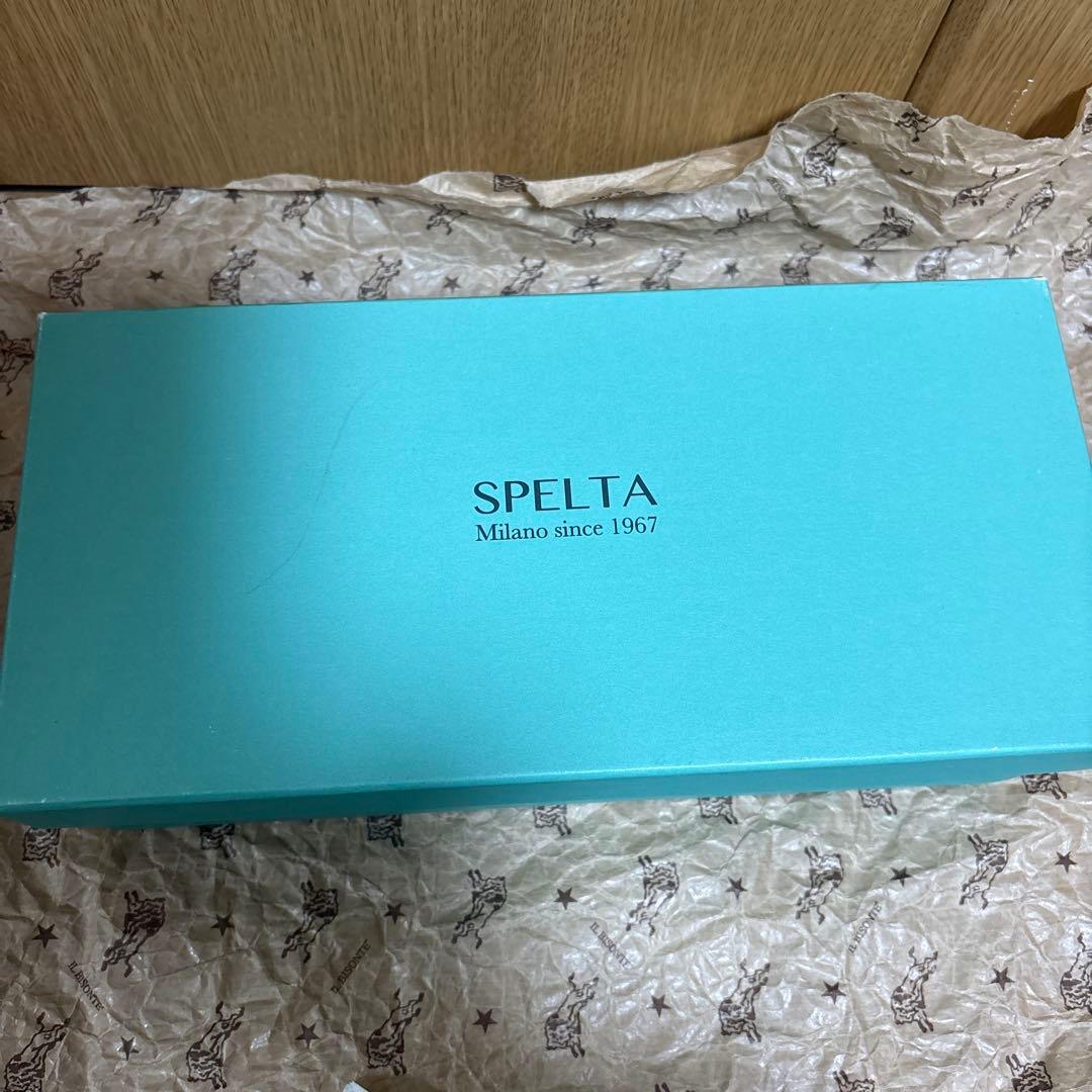 【SPELTA】レオパード バレエシューズ 37 1/2