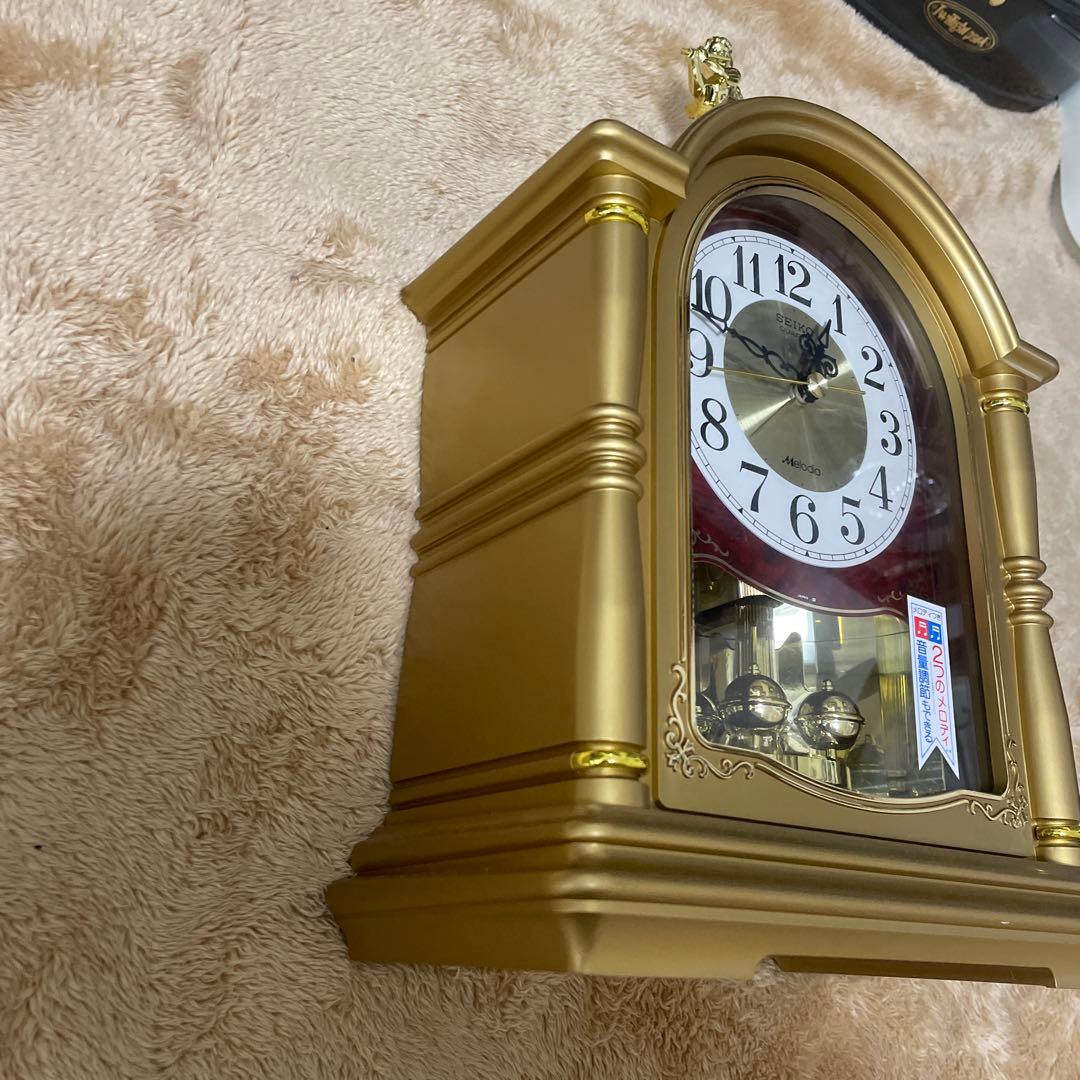 80's SEIKO メロディア　からくり時計　置き時計　目覚ましmz607g