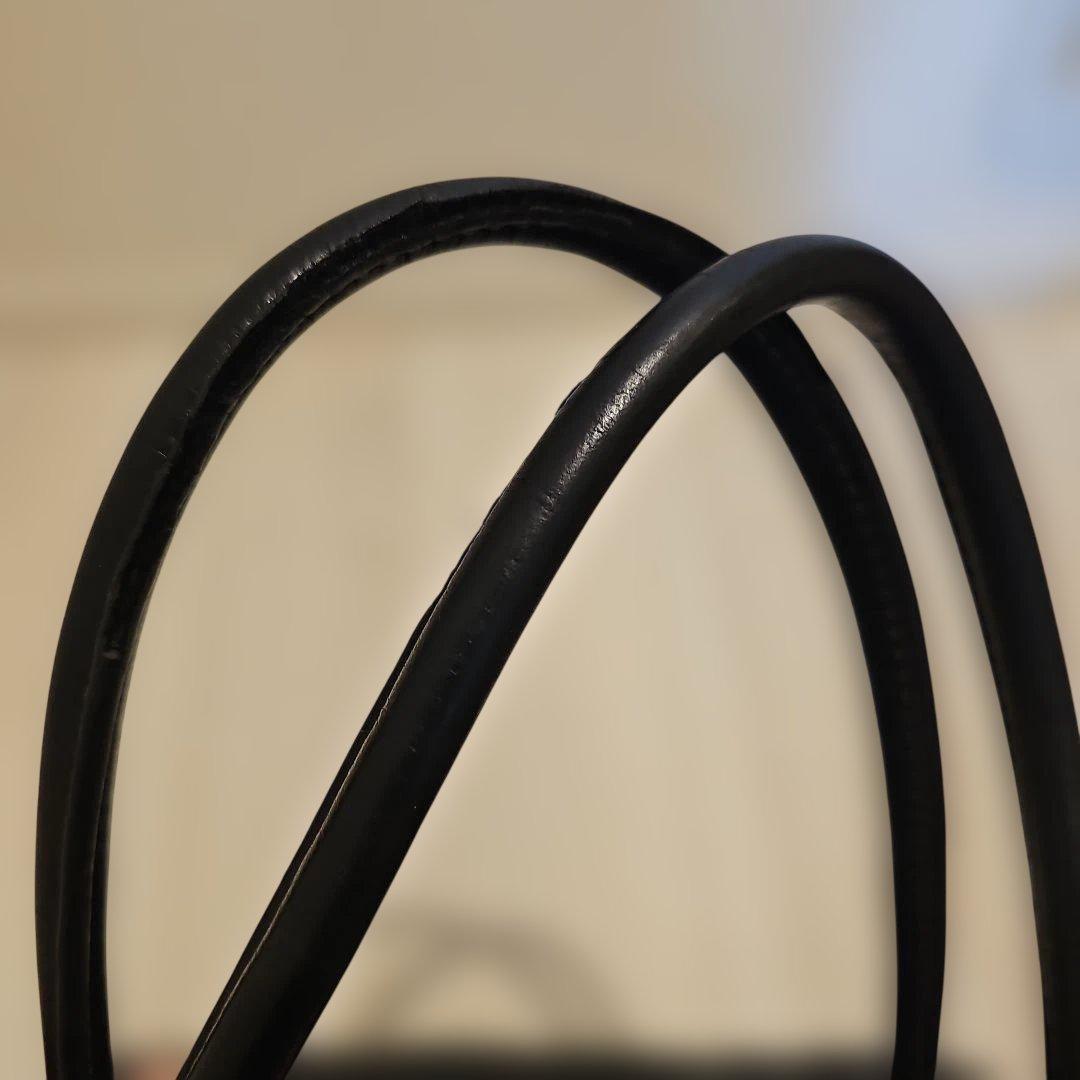 BARNEYS NEWYORK ブラックレザー トートバッグ