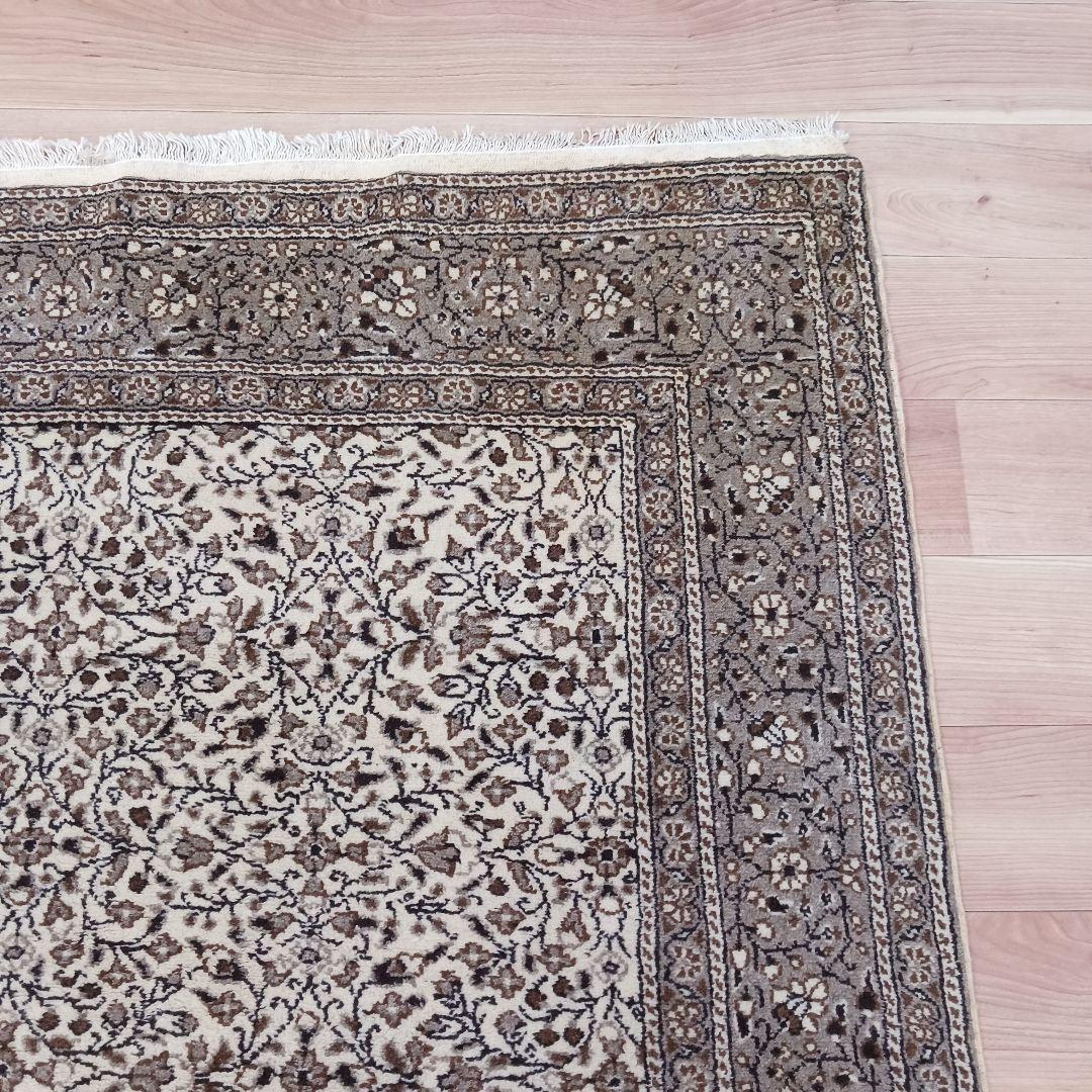 Y3397 トルコ カイセリ 絨毯 ウール 手織り 大判249×200㎝