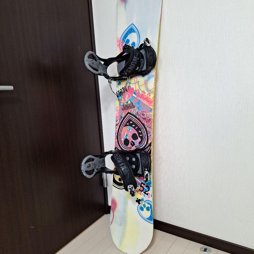 スノーボードセット　K2ワールドワイドウエポン152　エランゼノンS-Mサイズ