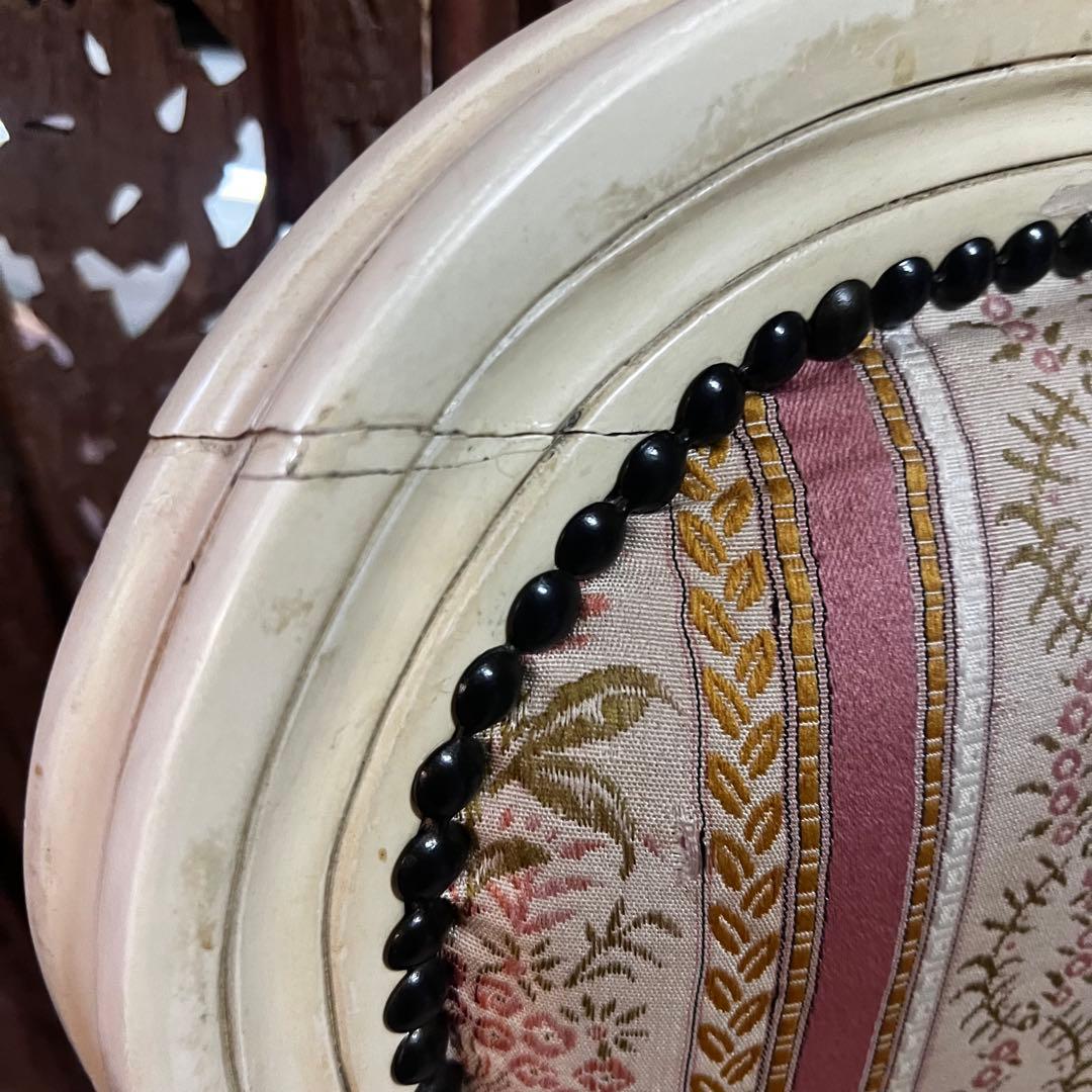 ロココ調 姫家具ダイニングチェア 1脚②