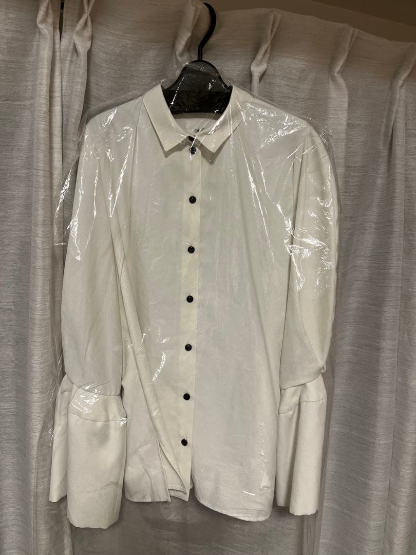 【OHGA】 RAPPA ブラウス ホワイト