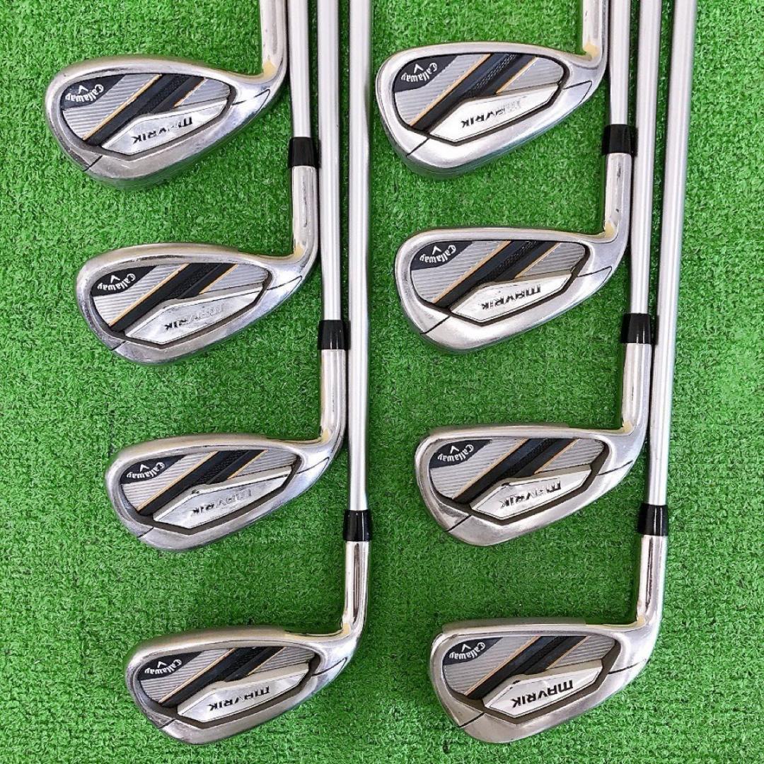 タ96★希少左利き用 キャロウェイ MAVRIK 8本アイアンセット レフティ