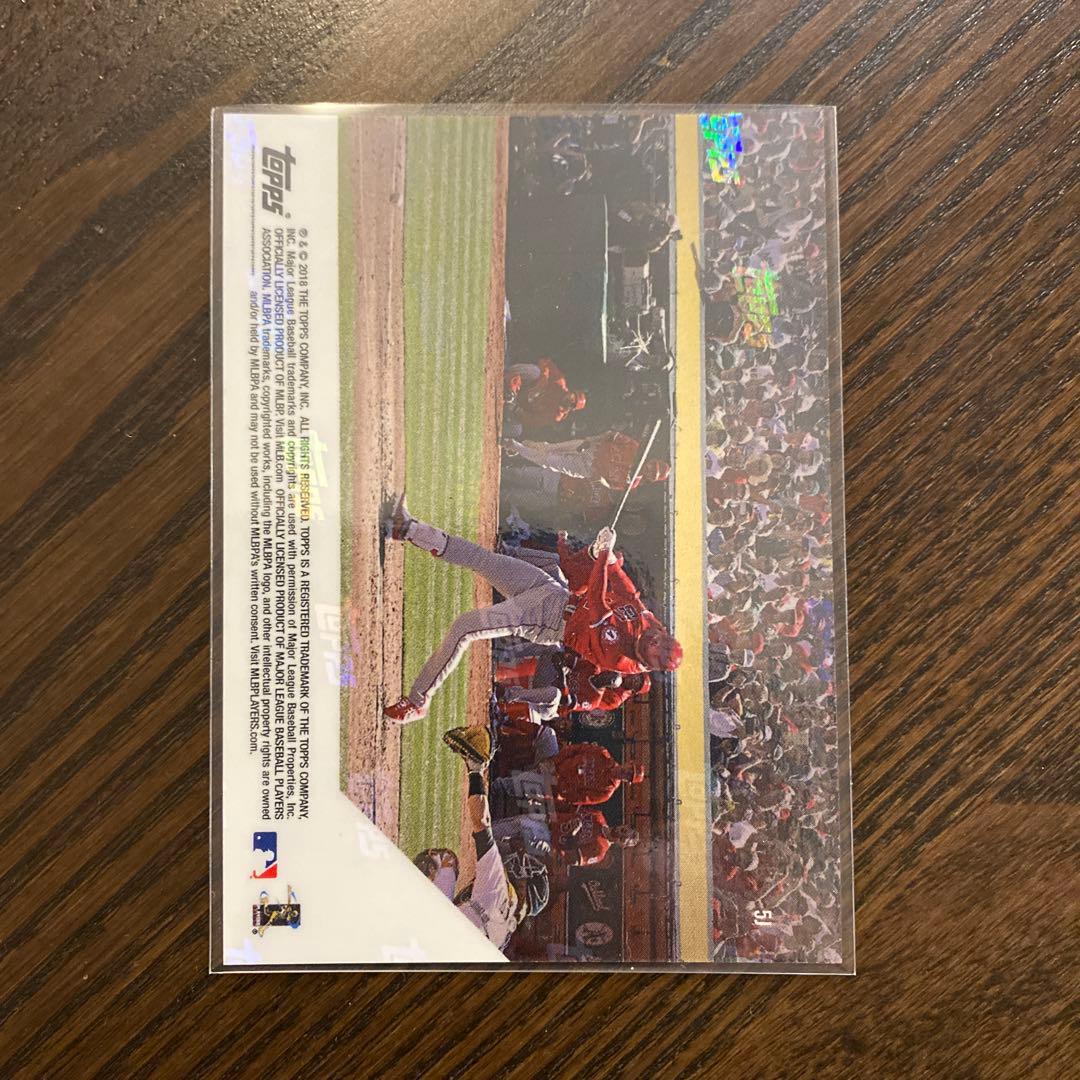 大谷翔平　ルーキーカード　初ヒット　日本語版