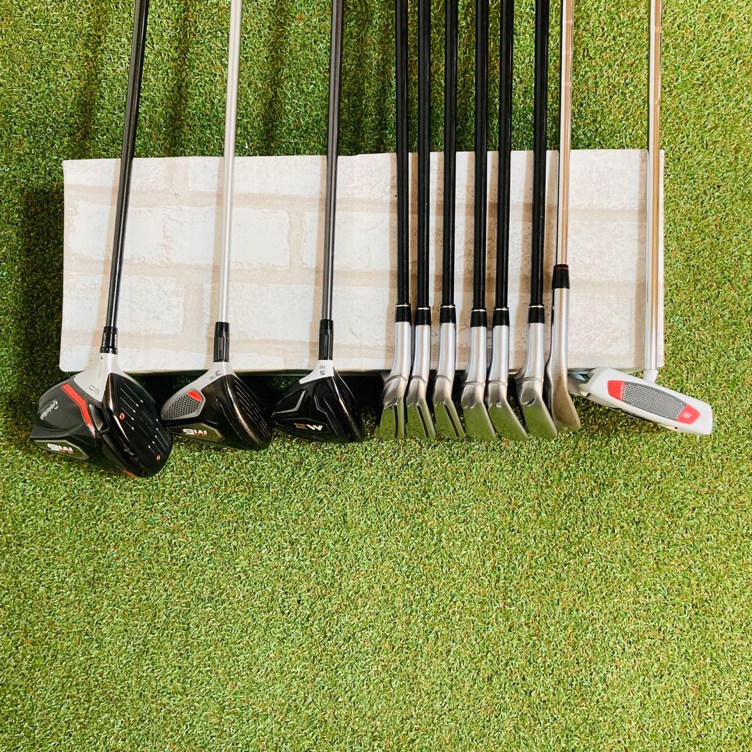希少なレフティ ぶっ飛び TaylorMade M6 M2メンズ ゴルフセット