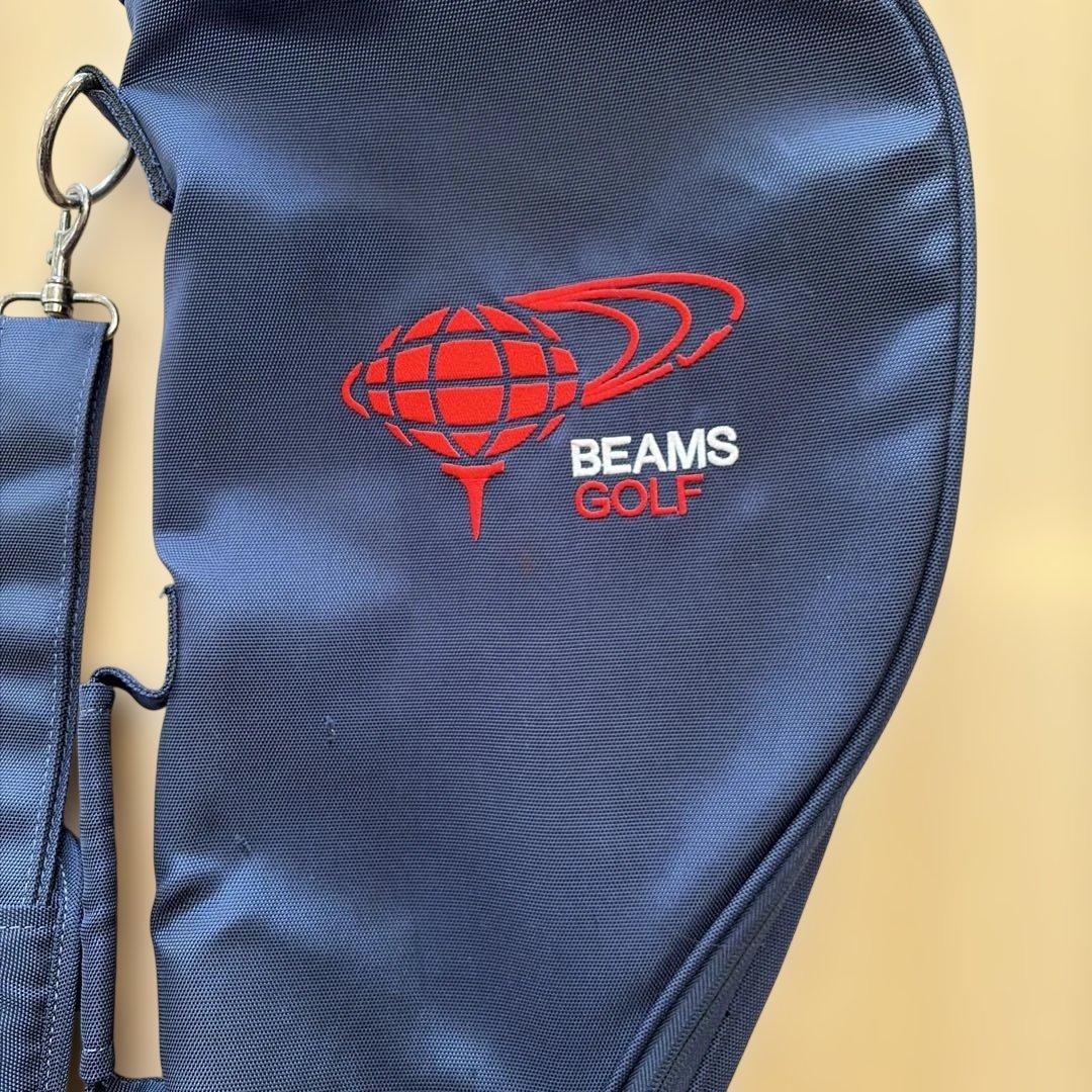BEAMS GOLF キャディバッグ ネイビー