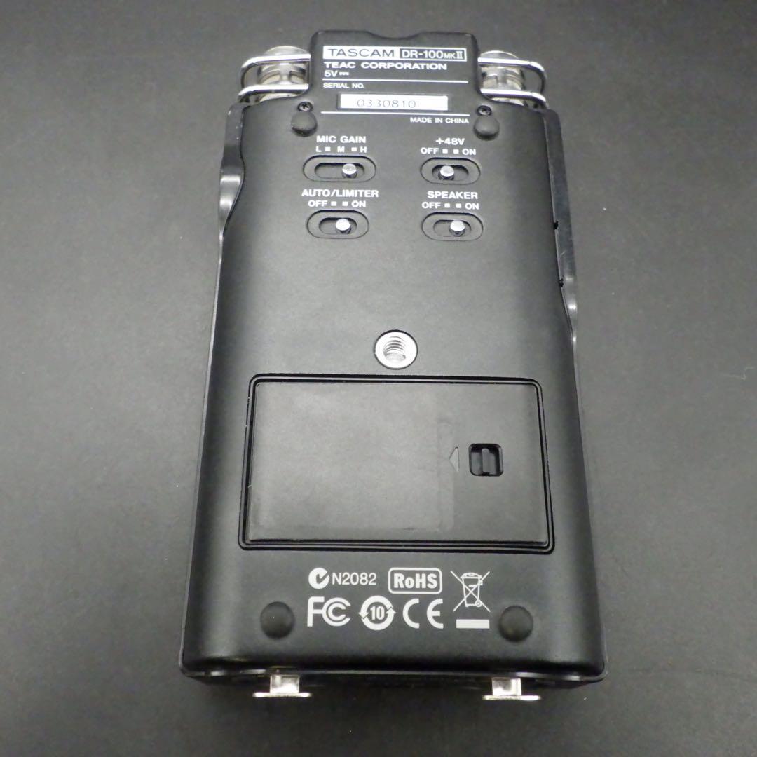 DR-100MKII TASCAMハンディレコーダー 8GB SDカード付属