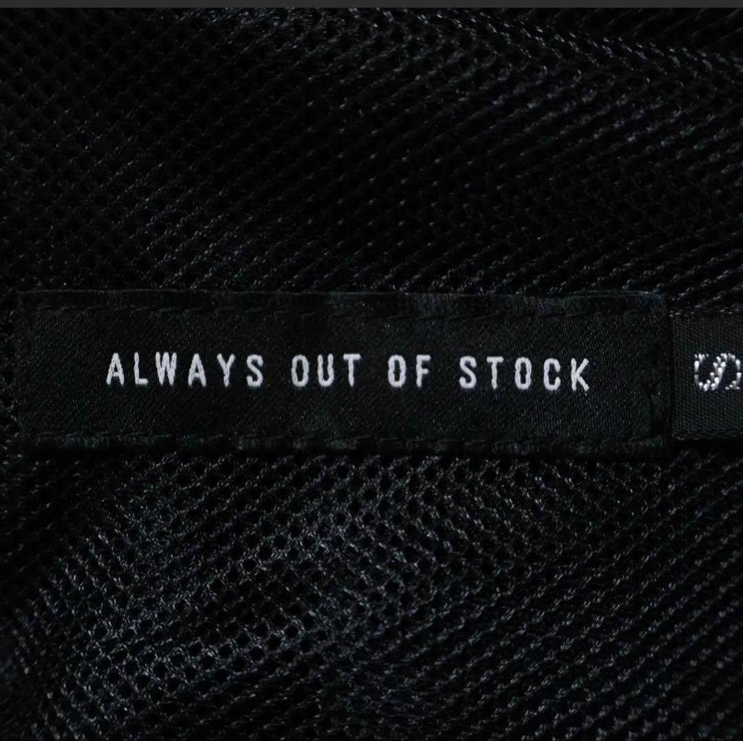 ALWAYS OUT OF STOCK ナイロン カーゴパンツ ブラック