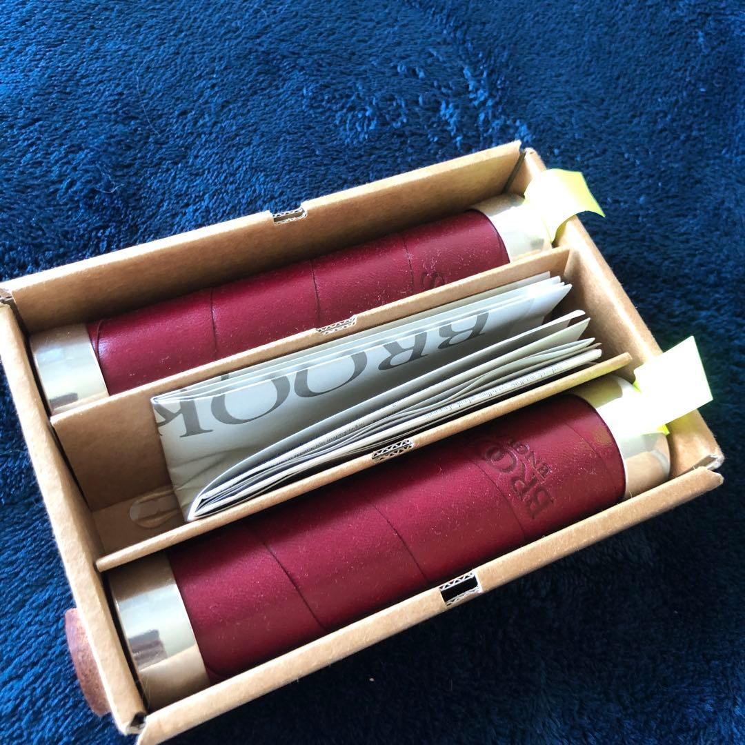 BROOKS バーガンディ レザーグリップ