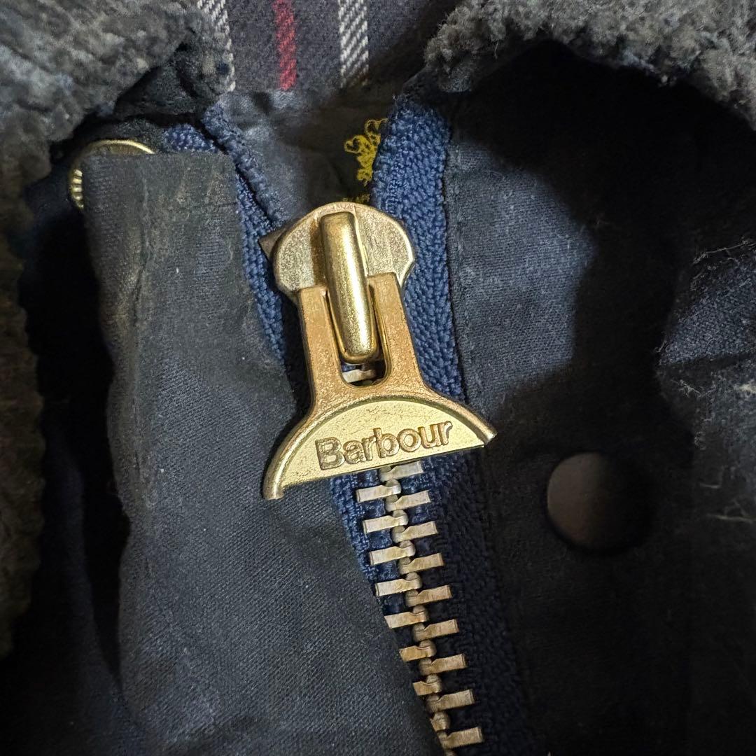 【J3】英国製Barbourバブアーボーダーオイルドジャケット1995年製