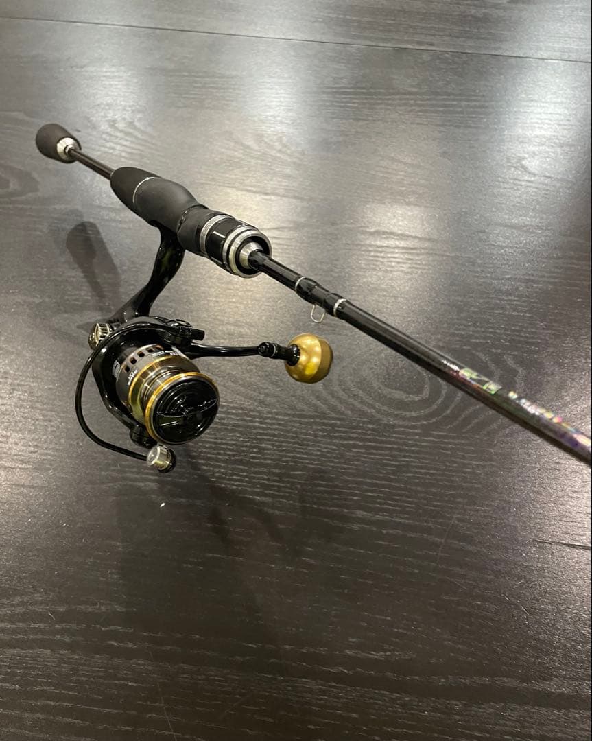 釣りセット2ピースロッド（180㌢）&2000番リール・ダイワ月下美人ワーム他付